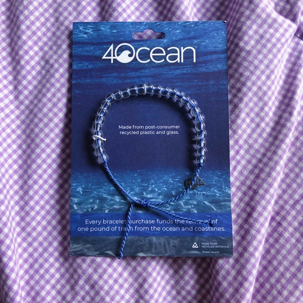 NEW 4OCEAN blue braided bracelet